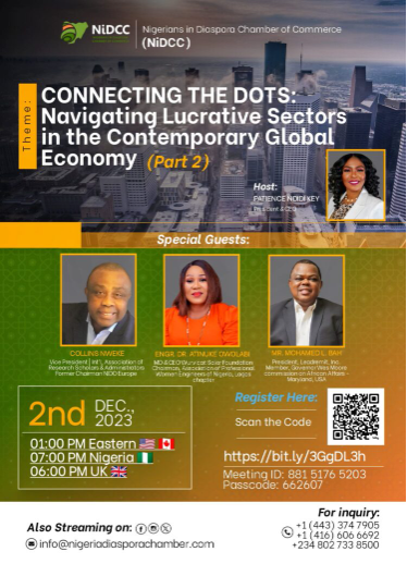 CONNECTING THE DOTS : NAVIGATING LUCRATIVE SECTORS IN THE CONTEMPORARY GLOBAL ECONOMY - PART 2